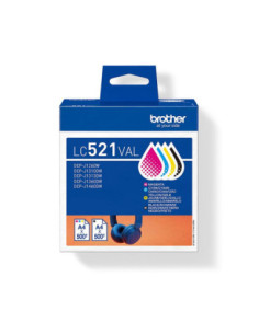 Multipack brother lc521val negro cian magenta