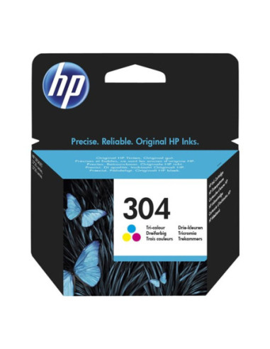 Cartucho tinta hp 304 n9k05ae tricolor