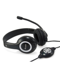 Auricular equip usb + microfono flexible