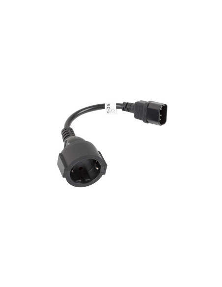 Cable lanberg adaptador iec 320 c14