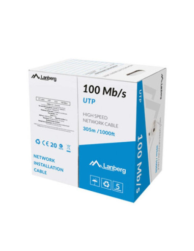 Bobina 100mb s lanberg utp rj45