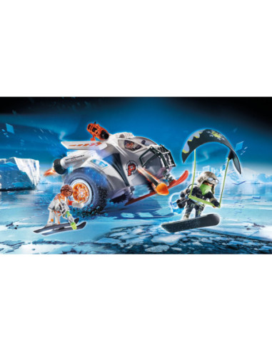 Playmobil espias spy team planeador nieve