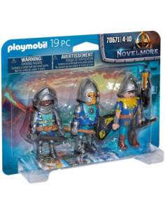 Playmobil set 3 caballeros novelmore