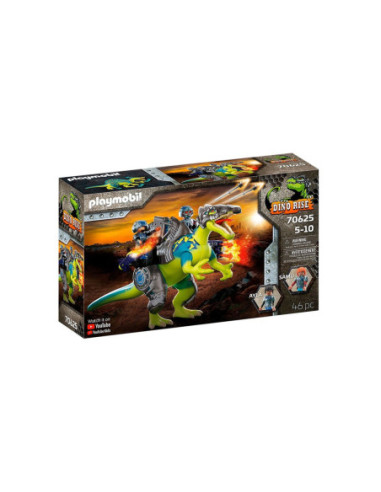 Playmobil spinosaurus: doble poder defensa