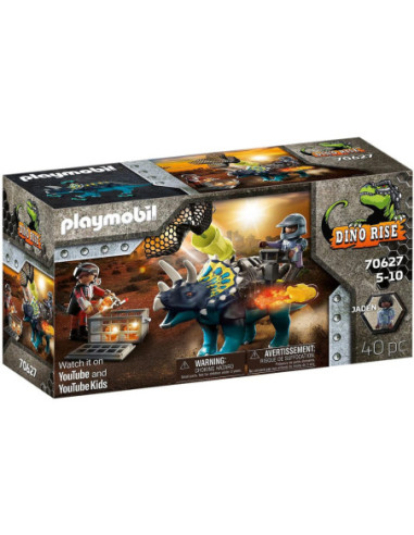 Playmobil triceratops: disturbios por las piedras