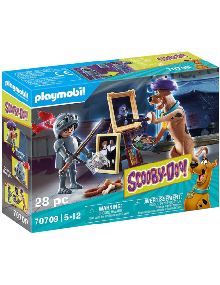 Playmobil scooby - doo! aventura con black knight