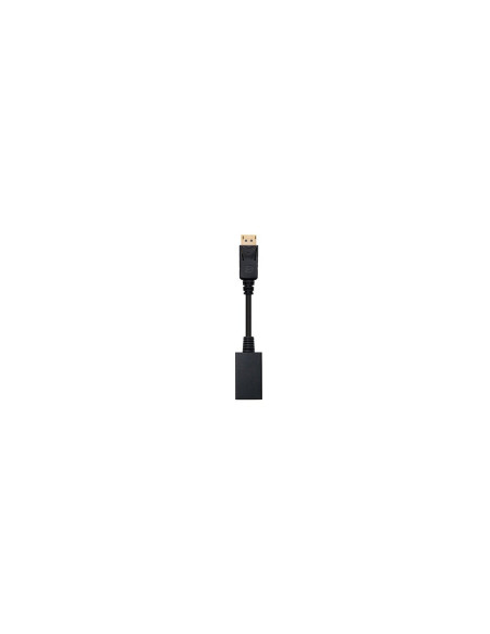 Adaptador displayport a hdmi nanocable macho - hembra