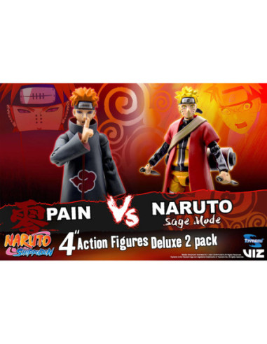 Pack 2 figuras toynami naruto naruto