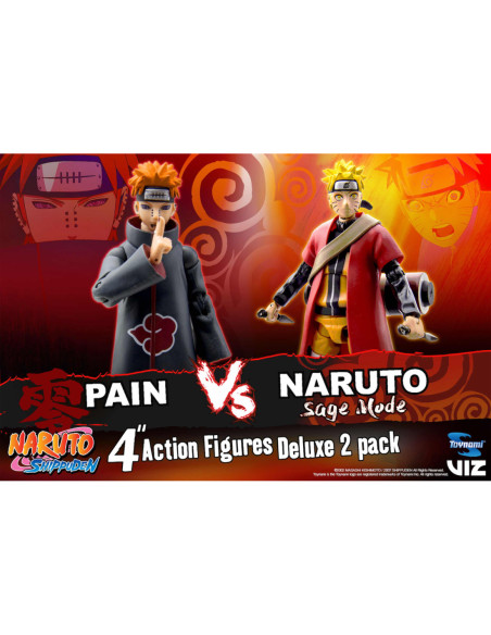 Pack 2 figuras toynami naruto naruto