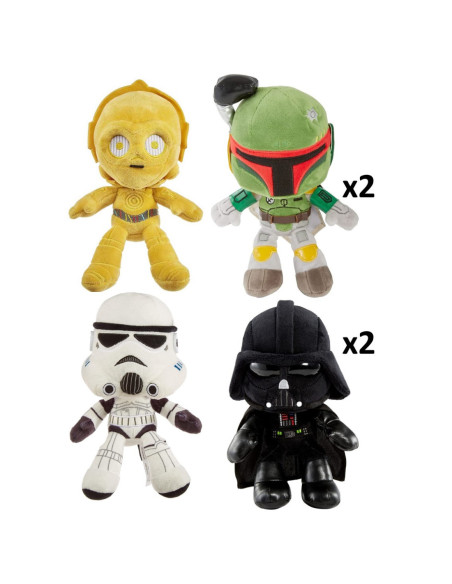 Surtido peluches mattel star wars 20