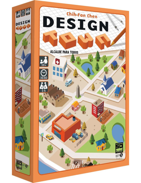 Juego mesa design town pegi 10