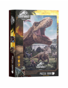 Puzzle 1000 poster compo rex jurassic