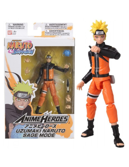 Figura bandai anime heroes naruto uzumaki