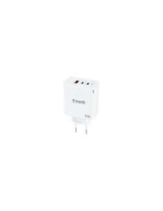 Cargador pared tooq triple 2xusb - c +
