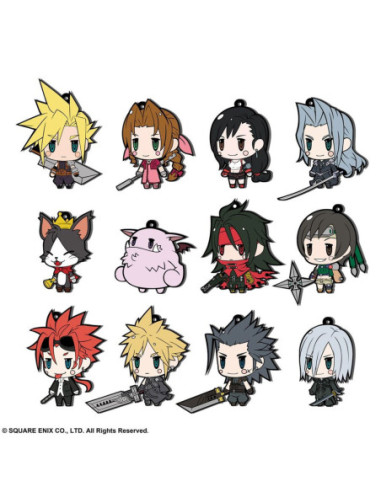 Set 12 colgantes goma square enix
