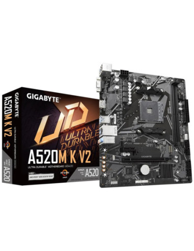 Placa base gigabyte a520m k v2