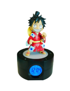 Lampara reloj despertador one piece luffy