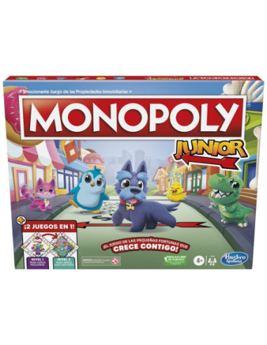 Juego mesa hasbro monopoly junior español