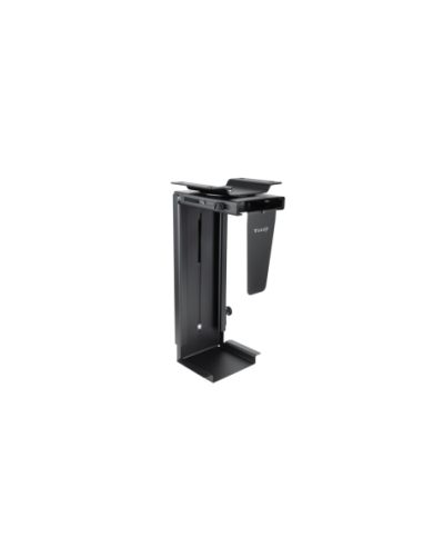 Soporte cpu tooq escritorio pared negro