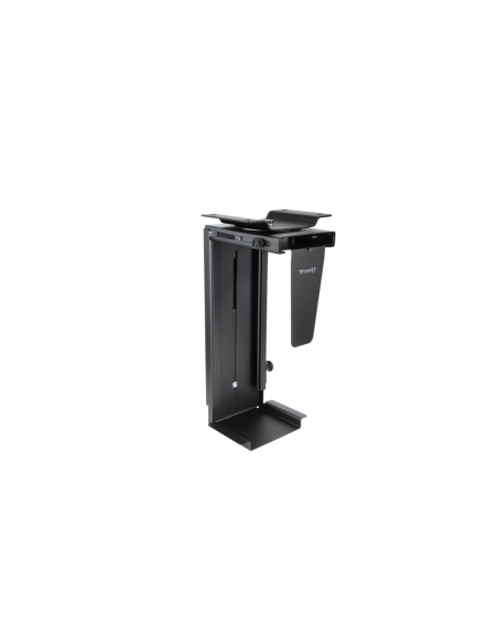 Soporte cpu tooq escritorio pared negro