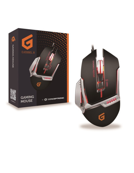 Mouse raton gaming conceptronic djebbel02b optico