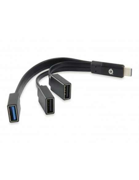 Hub usb tipo c conceptronic hubbies01b