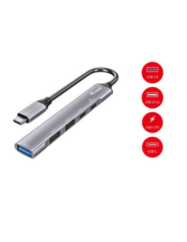 Hub usb tipo c 3.2 equip
