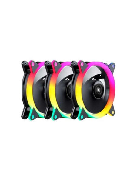 Kit ventiladores cpu gaming unykach ring