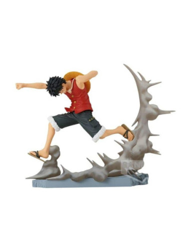 Figura banpresto one piece senkozekkei monkey.d.luffy