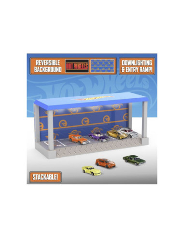 Vitrina expositor con luz paladone hot