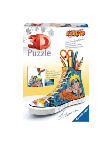 Puzzle 3d ravensburger sneaker -  naruto