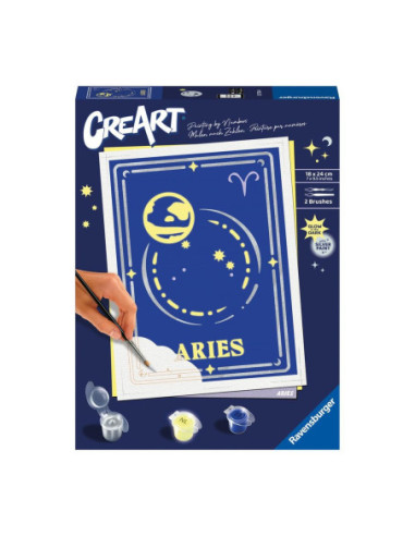 Kit pintar con números ravensburger creart
