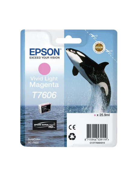 Cartucho tinta epson surecolor sc - p600 magenta