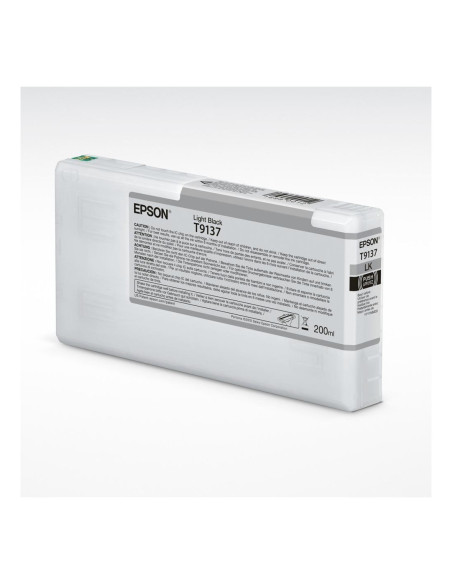 Cartucho tinta epson t9137 light black