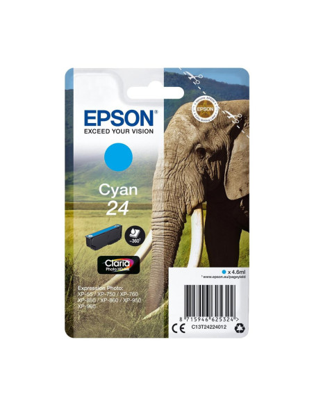 Cartucho tinta epson 24 cian