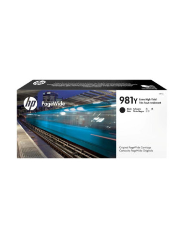 Cartucho tinta hp pagewide 981y negro
