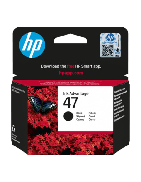 Cartucho tinta hp 47 6zd21ae negro