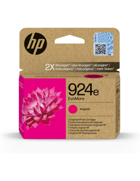 Cartucho tinta hp 924e magenta officejet