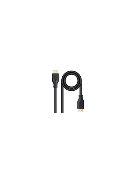 Cable hdmi v2 nanocable 1.m negro