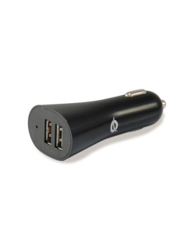 Cargador coche conceptronic cusbcar4a 2x usb