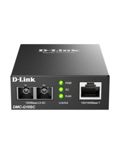 Convertidor medios monomodo d - link dmc - g10sc