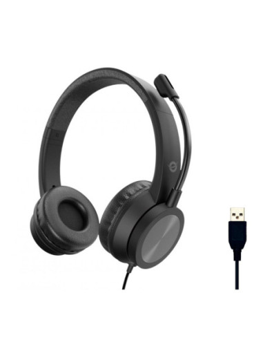 Auriculares conceptronic polona05b usb negro
