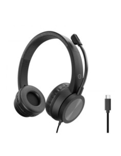 Auriculares conceptronic polona05bc usb - c negro