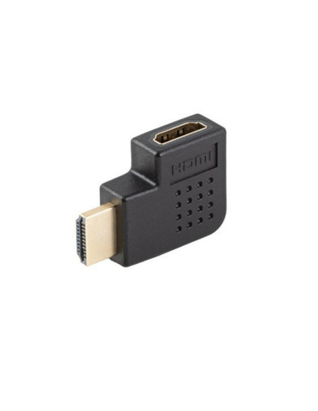 Adaptador hdmi 4k lanberg macho - hembra angulo