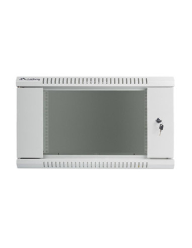 Armario lanberg 19 pulgadas 6u 600x450 gris