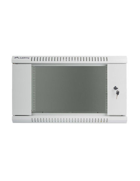 Armario lanberg 19 pulgadas 6u 600x450 gris