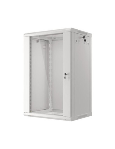 Armario lanberg 19 pulgadas 18u 600x450 gris