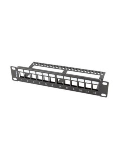 Patch panel lanberg 12 puertos 1u