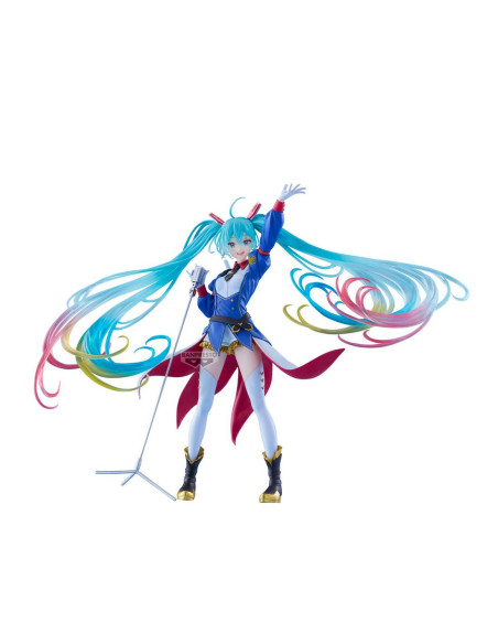 Figura banpresto gundam 45th×hatsune miku evolve