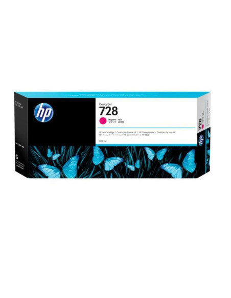 Cartucho tinta hp 728 300ml magenta